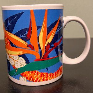 Vintage HILO HATTIE  Bird Of Paradise Mug ~ The Store of Hawaii Island ~ 1999